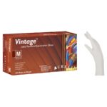 Γάντια Latex με πούδρα Aurelia Vintage λευκό